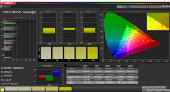 Lenovo ThinkPad E590 - CalMAN : Saturation.