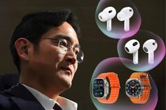 Il est difficile d'ignorer les similitudes flagrantes entre les derniers appareils de Samsung et leurs homologues Apple (Image source : AFP - edited)