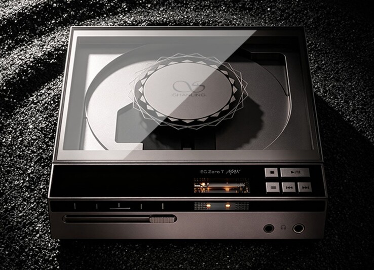 Les écouteurs connectés au lecteur CD Shanling EC Zero T Max peuvent être alimentés par deux tubes à vide JAN6418.