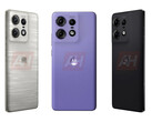 Selon les rumeurs, Motorola aurait conçu le Edge 50 Pro en trois couleurs pour le lancement. (Source de l'image : Android Headlines)