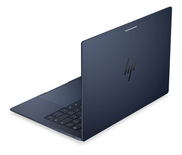 Le HP Googlebook 14 est également équipé d'un pavé tactile haptique et d'une barre lumineuse « Glowbar » orientée vers l'arrière.