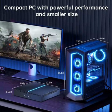 Le B21 est un ordinateur de bureau compact (Image source : Partaker)