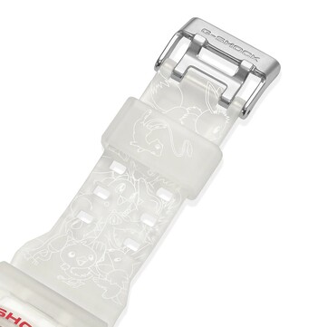 Mew apparaît sur le porte-bracelet translucide