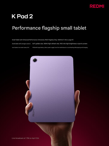 Le système de refroidissement et d'autres détails communiqués par Xiaomi