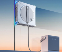 Une batterie de 4 500 mAh alimente le nouveau robot nettoyeur de vitres Ecovacs Winbot W2S Omni (photo). (Source de l&#039;image : Ecovacs via communiqué de presse)
