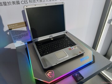 Le M510C a été le tout premier ordinateur portable de MSI