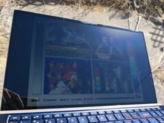 ZenBook UX534 - À l'extérieur en plein soleil.