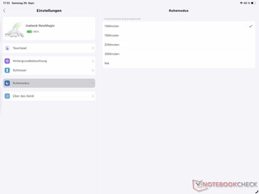 Le mode silencieux peut également être réglé dans l’application.