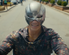 Une capture d'écran de John Cena dans le rôle de Peacemaker dans la bande-annonce officielle de la saison 2 de Peacemaker (source d'image : DC YT)