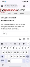 Gboard en mode portrait
