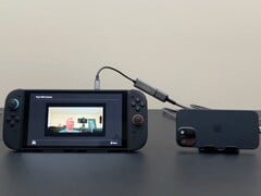 Un iPhone utilisé comme webcam pour la Switch 2 (Source de l&#039;image : Will It Work ? sur YouTube)
