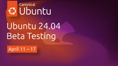La version bêta d&#039;Ubuntu 24.04 est disponible pour les tests (Image : Canonical).