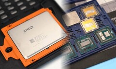 Un Threadripper 64 cœurs inédit a été présenté, ainsi que des échantillons de Ryzen 5000X3D. (Source de l'image : Gamers Nexus - édité)