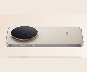 Vue arrière du Vivo X300 mettant en évidence son module circulaire à triple caméra Zeiss (Source d'image : Vivo)