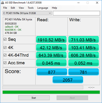 Dell Latitude 7390 2-en-1 - AS SSD.