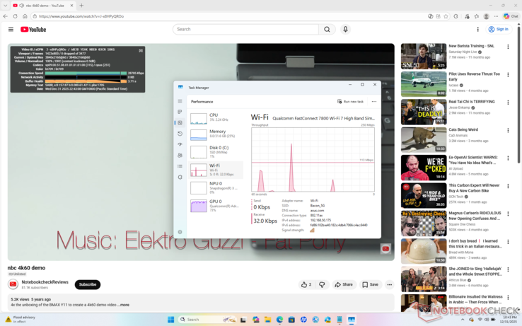 Lecture vidéo 4K60 fluide sans perte d'images enregistrées