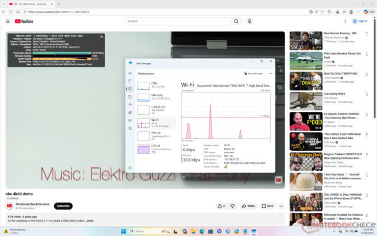 Lecture vidéo 4K60 fluide sans perte d'images enregistrées