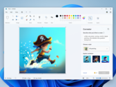 Nouvelle interface utilisateur de MS Paint avec le bouton Cocreator (Source : Microsoft)