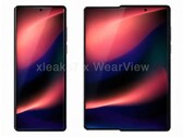Image conceptuelle non officielle d'un téléphone enroulable de Samsung, basée sur un brevet américain.
