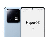 Une maquette du Xiaomi 13 Pro fonctionnant sous HyperOS (Image source : Xiaomi - edited)