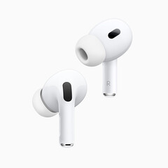 Les AirPods Pro (2e génération) Apple sont dotés de la puce H2, d'un ANC amélioré, d'une meilleure qualité sonore et d'une meilleure autonomie par rapport aux AirPods Pro de 1re génération. (Source : Apple)