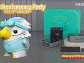 GEEKOM organise une vente anniversaire pendant le mois d'octobre. (Image via GEEKOM)