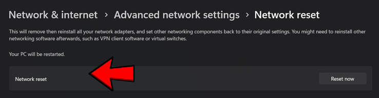 Comment réinitialiser tous les paramètres réseau dans Windows 11 (Image Source : Antony Muchiri)