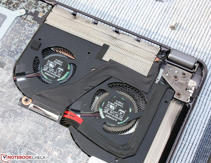 Trois ventilateurs sont installés dans le Z16, est-ce suffisant pour un i7-11800H et une RTX 3060 dans un boîtier fin ?