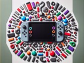 Il semble que la Nintendo Switch 2 s'appuiera fortement sur des aimants pour fixer les manettes Joy-Con. (Source de l'image : image générée par DALLE3)