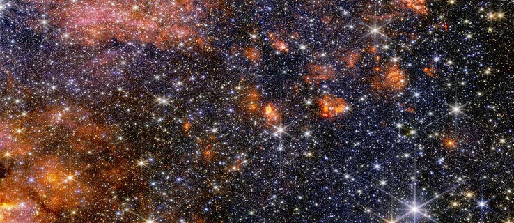 Image NIRCam de Sagittarius B2 (Source de l'image : plusieurs - voir sources)