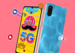 Le Samsung Galaxy F06 5G est équipé d'un processeur MediaTek Dimensity 6300 (Image source : Samsung)