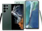 Le Samsung Galaxy S22 Ultra a remplacé la ligne stagnante du Galaxy Note. (Image source : Samsung - édité)
