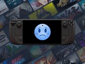 La Steam Deck OLED affiche un visage triste