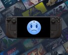 La Steam Deck OLED affiche un visage triste