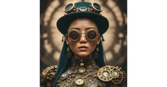 Une image de &quot;mode steampunk&quot; créée par Bard. (Source : Google)