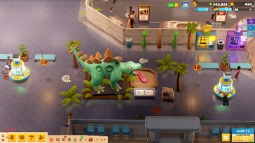 Sur la photo : une capture d'écran du jeu « Two Point Museum ».