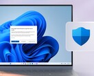 Un bureau Windows 11 affichant un avertissement de sécurité « Smart App Control » à côté de l'icône « Sécurité Windows ».