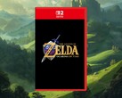 Maquette de la boîte de la version Switch 2 du remake de « Zelda : L'Ocarina du temps »