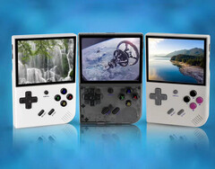 L'Anbernic RG35XX Plus est disponible en deux configurations de mémoire et en trois couleurs. (Source de l'image : Anbernic)