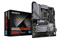 La Gigabyte B660 Gaming X semble être l&#039;un des concurrents de Gigabyte pour les cartes mères Alder Lake (Image source : Videocardz)