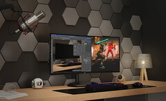 Cooler Master commencera à vendre le GM34-CWQ2 au début de l&#039;année 2024. (Source de l&#039;image : Cooler Master via TFT Central)