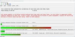 Latences maximales après dix secondes de Prime95