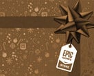 Le prochain cadeau d'Epic Games pourrait être de grande envergure, logo à l'appui. (Source de l'image : Epic Games Store - édité)