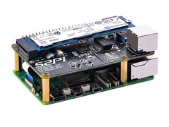 W01 U2500 : Le nouveau HAT pour le Raspberry Pi est doté d'une connexion réseau rapide et d'un port SSD.