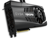 La GeForce RTX 3090 KINGPIN d'EVGA refroidie par liquide semble prête à battre des records de performance (Source de l'image : EVGA)