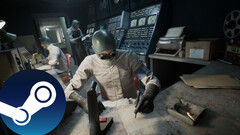 Une capture d'écran du jeu The Outlast Trials montrant l'environnement et le décor. (Image Source : Steam - Edited)