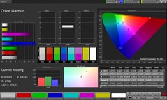 Espace couleur CalMAN sRGB