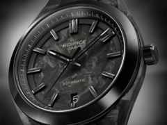 Les nouvelles montres Edifice FK-100 de Casio (EFK-100XPB-1A en photo) sont désormais disponibles au Royaume-Uni. (Source de l'image : Casio)