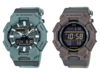 Les montres Casio G-Shock GA-010CE-2A (à gauche) et GD-010CE-5 (à droite). (Source de l'image : Casio)