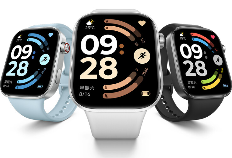 Options de couleurs de la Redmi Watch 6 (Image source : Xiaomi)